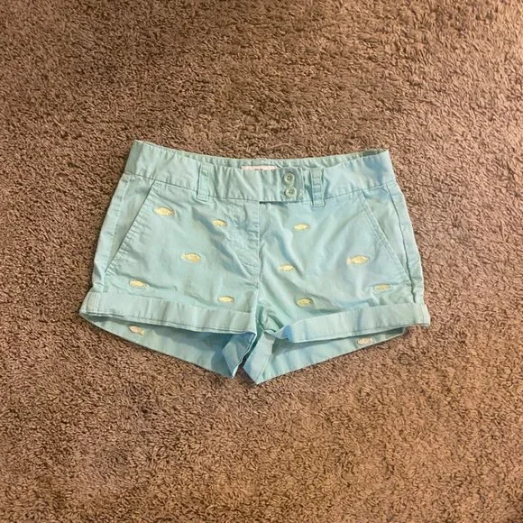 Vineyard Vines Embroidered Yellow Fish Shorts - Picture 1 of 2
